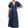 A Defining Moment Dress - Ash Blue