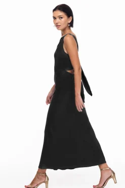 A Walk to Remember Dress - Black Satin