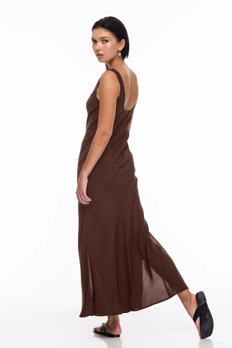 Alexandria Dress - Chocolate