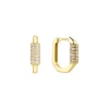 BLAK - GIMME - Rhinestone Gold Huggies