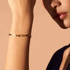 BLAK - Rosefield Chunky Chain Bracelet Gold