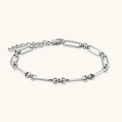 BLAK - Rosefield Chunky Chain Bracelet Silver
