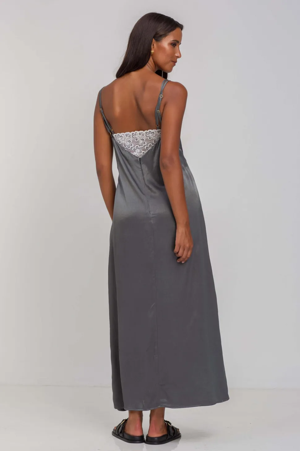 Bring Us Together Dress - Charcoal