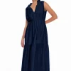 Charlotte Maxi Dress - Navy