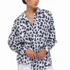 Defiant Shirt - Exclusive Ivory/Midnight Leopard Print