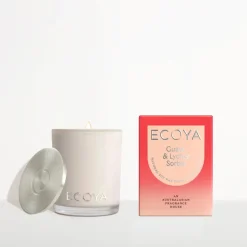 ECOYA - Guava & Lychee Sorbet Mini Madison Candle - 80g Soy Candle