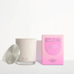 ECOYA - Sweet Pea & Jasmine Mini Madison Candle - 80g Soy Candle