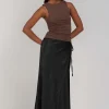 Find Me Wrap Skirt - Black