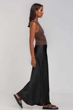 Find Me Wrap Skirt - Black