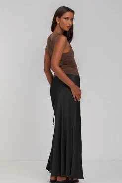 Find Me Wrap Skirt - Black