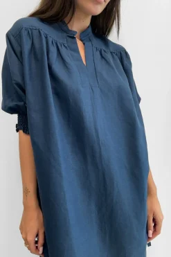 First Spark Dress - Denim Blue