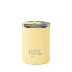 Frank Green - 12oz Ceramic Coffee Cup with Hinged Lid - Buttermilk