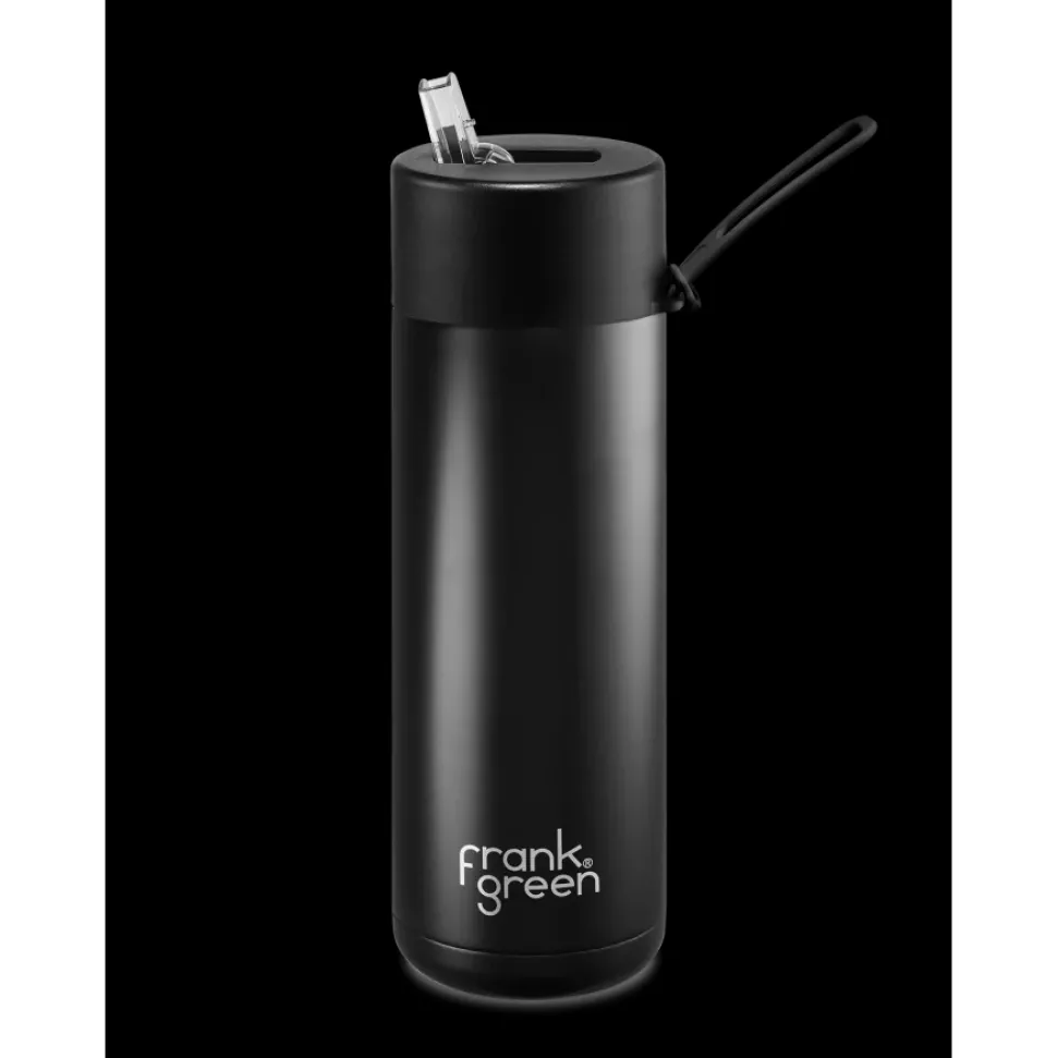 Frank Green - 20oz Reusable Bottle (straw) - Midnight
