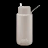 Frank Green - 34oz Reusable Bottle (straw) - Moon Dust