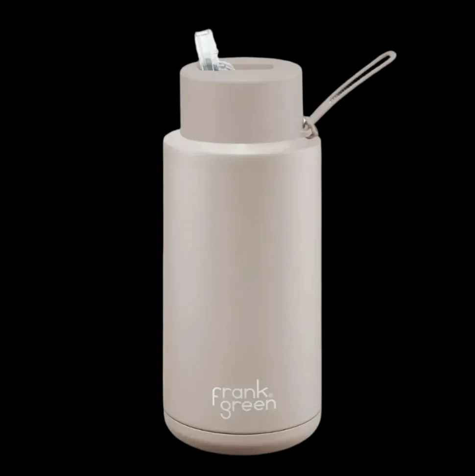 Frank Green - 34oz Reusable Bottle (straw) - Moon Dust