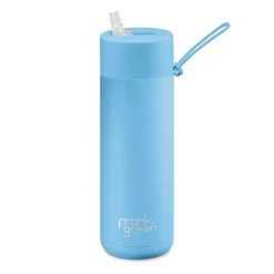 Frank Green - 20oz Reusable Bottle (straw) - Sky Blue