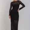 Gigi Dress - Black Vines