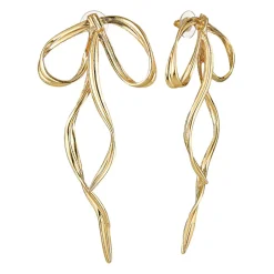 GIMME - Allegra Bow Gold Earrings