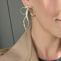 GIMME - Allegra Bow Gold Earrings