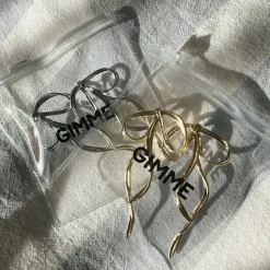 GIMME - Allegra Bow Gold Earrings
