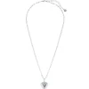 GIMME - Ella Puffy Heart Necklace - Silver