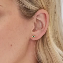 GIMME - Evil Eye Gold Studs