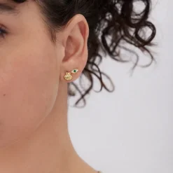 GIMME - Evil Eye Gold Studs
