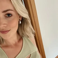 GIMME - Penelope Drop Silver Earrings