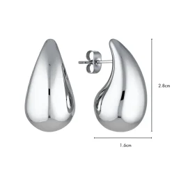 GIMME - Penelope Drop Silver Earrings