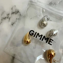 GIMME - Penelope Drop Silver Earrings