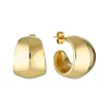 GIMME - Piper Chunky Gold Hoop Earrings