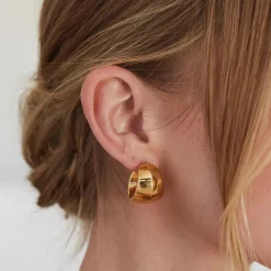 GIMME - Piper Chunky Gold Hoop Earrings