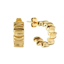 GIMME - Poppy Wrinkle Hoop Earrings
