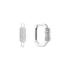 Gimme - Rhinestone Silver Huggies