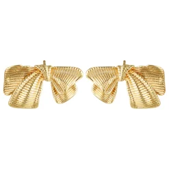 GIMME - Zara Bow Gold Earrings