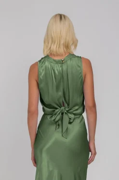 H25/1302 Exuberance Top - Dried Mint