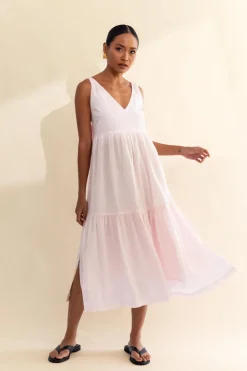 H25/50827 Summer Night Dream Dress - Light Pink