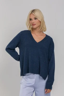 Helios Light Jumper - Denim Blue Marle