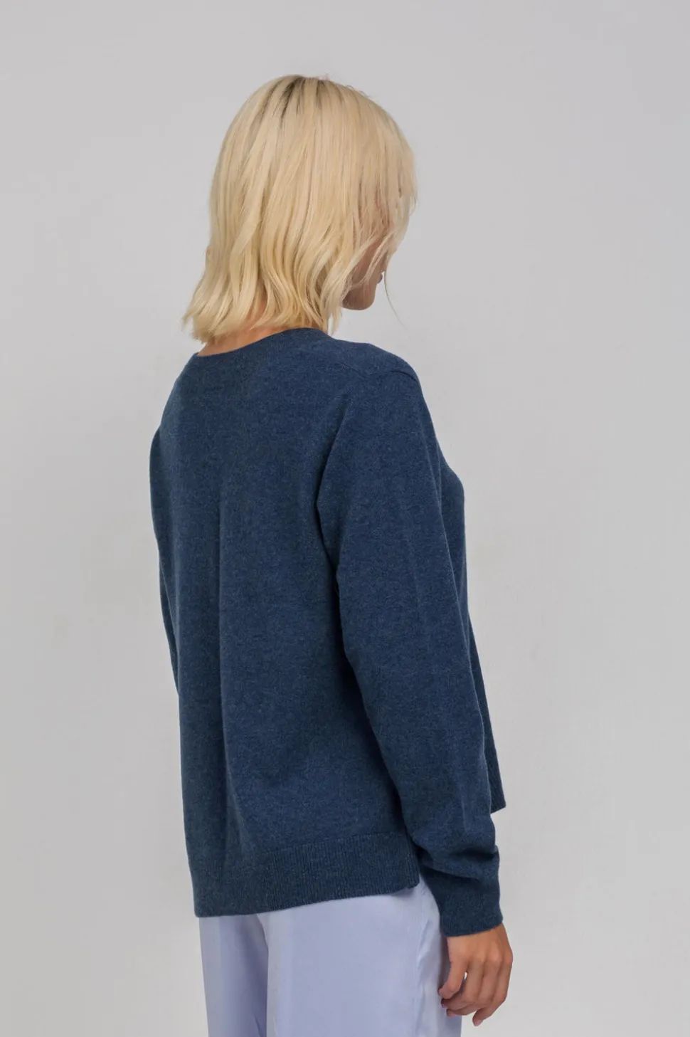 Helios Light Jumper - Denim Blue Marle
