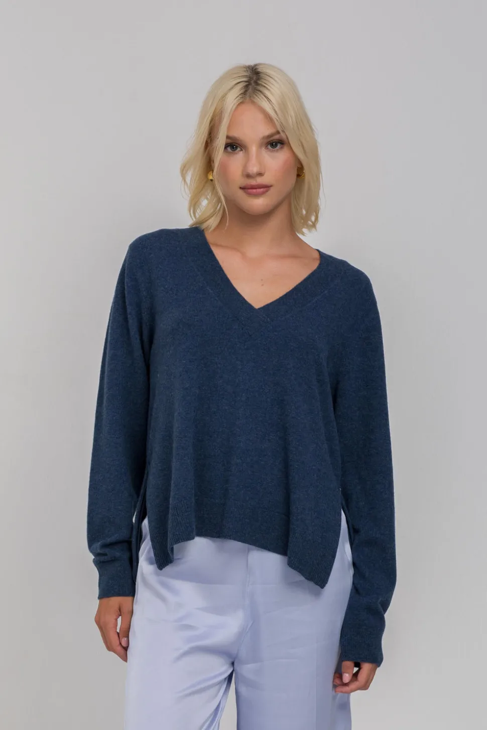 Helios Light Jumper - Denim Blue Marle