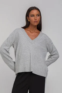 Helios Light Jumper - Light Grey Marle