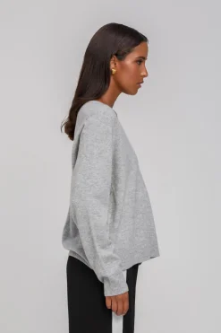 Helios Light Jumper - Light Grey Marle