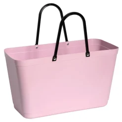 Hinza - Green Plastic Bag - Dusty Pink