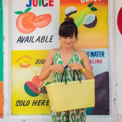 Hinza - Green Plastic Bag - Lemon