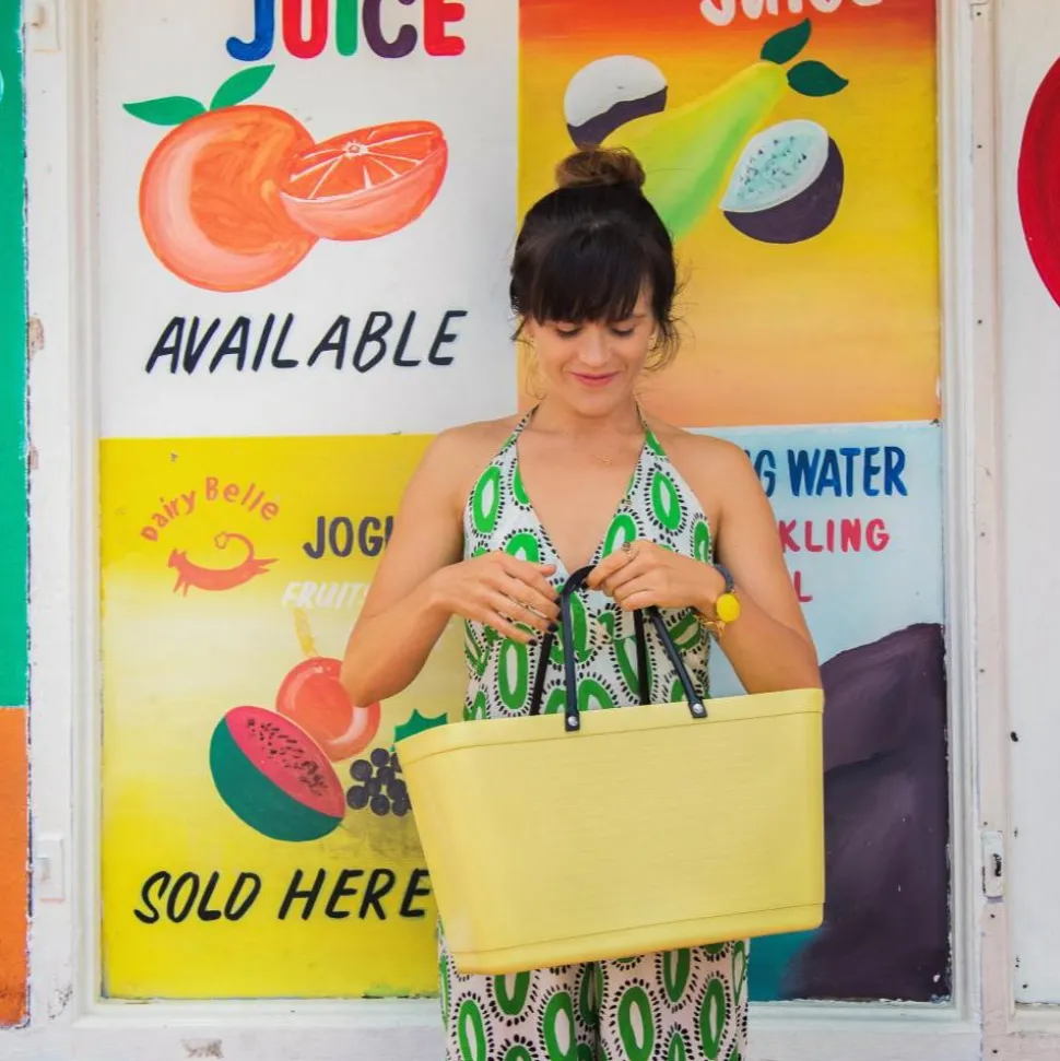 Hinza - Green Plastic Bag - Lemon