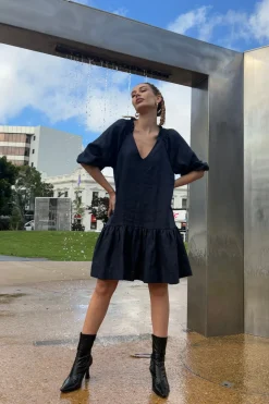 Keep Every Promise Mini Dress - Navy
