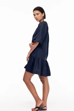 Keep Every Promise Mini Dress - Navy