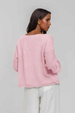 Keep Me Close Sweater - Adore Pink