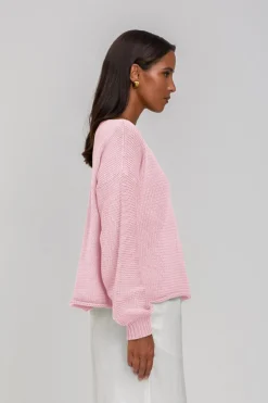 Keep Me Close Sweater - Adore Pink