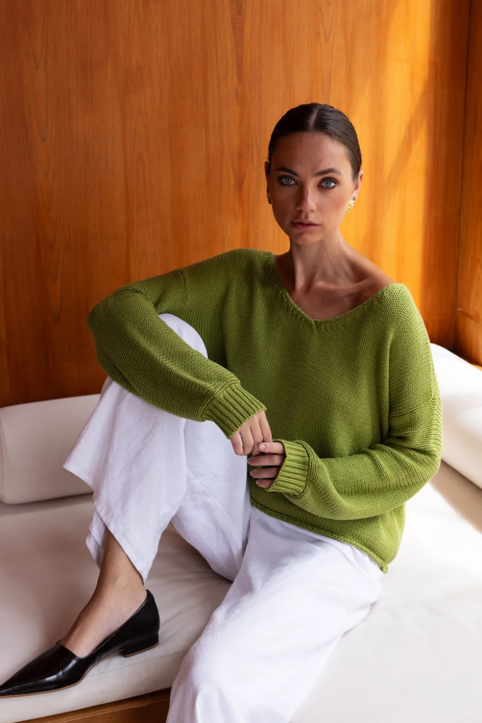 Keep Me Close Sweater - Apple
